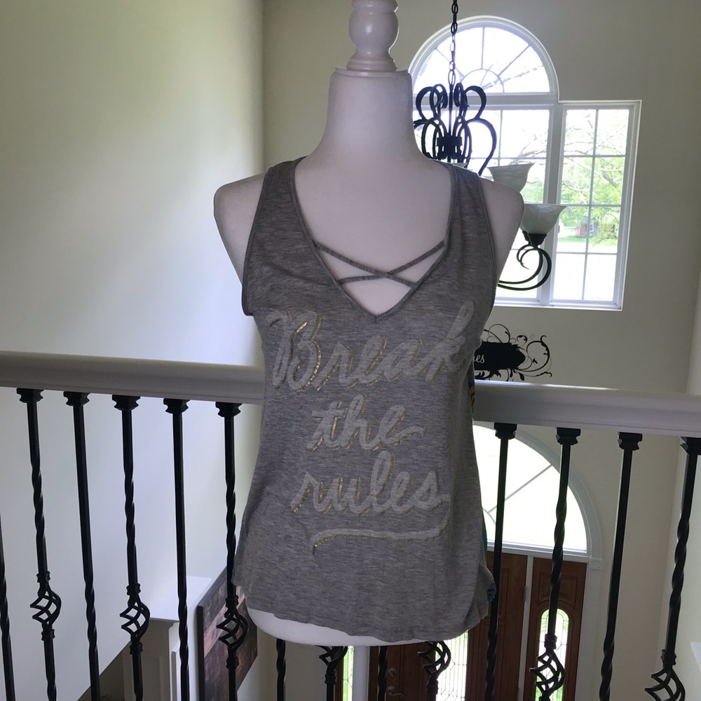 Break The Rules Tank Top - Size Small